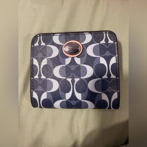 Blue Coach Wallet